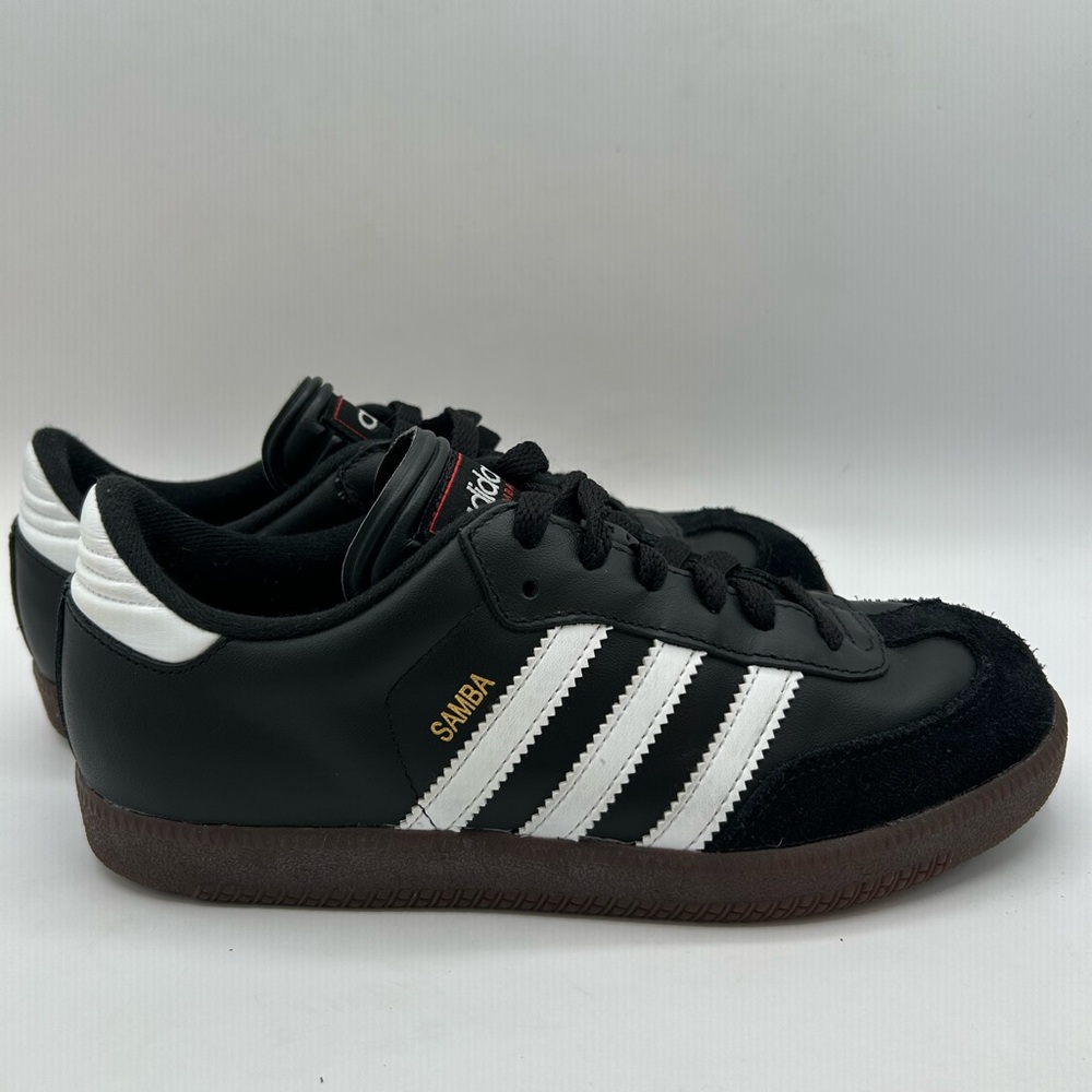 NEW Adidas Samba OG Mens size 4.5 Classic Black Suede Leather soccer sneakers - Picture 5 of 13